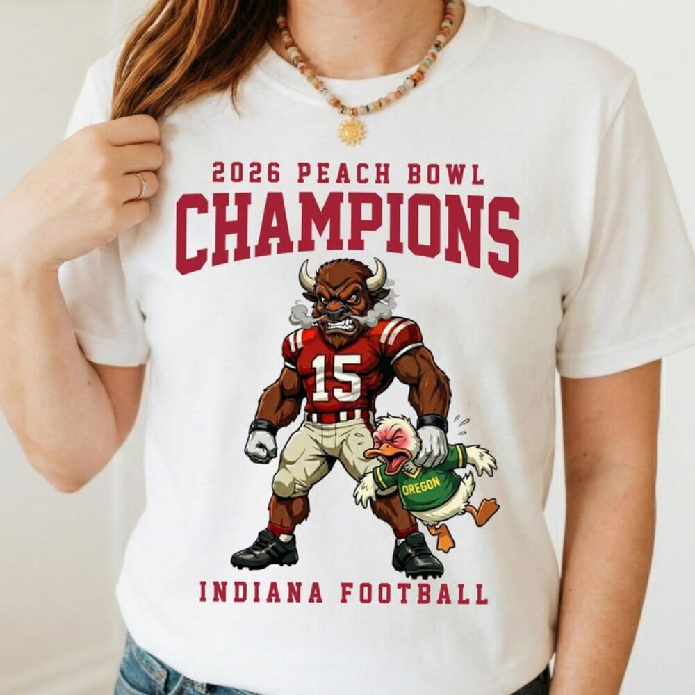 Indiana Football Peach Bowl Champions Shirt, College Football Playoffs Shirts, I
